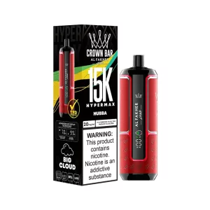 Al Fakher Crown Bar Hypermax 15K Disposable Hubba | Guardian Vape Shop