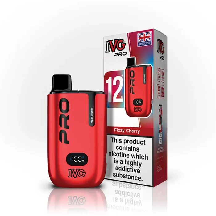 IVG Pro 12 Vape Pod Kit Fizzy Cherry | Guardian Vape Shop