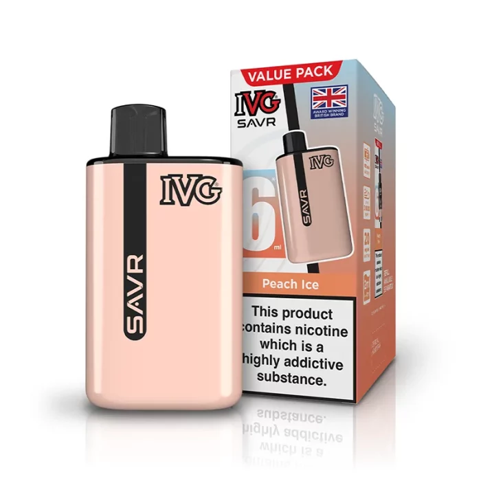IVG SAVR Vape Pod Kit Peach Ice | Guardian Vape Shop