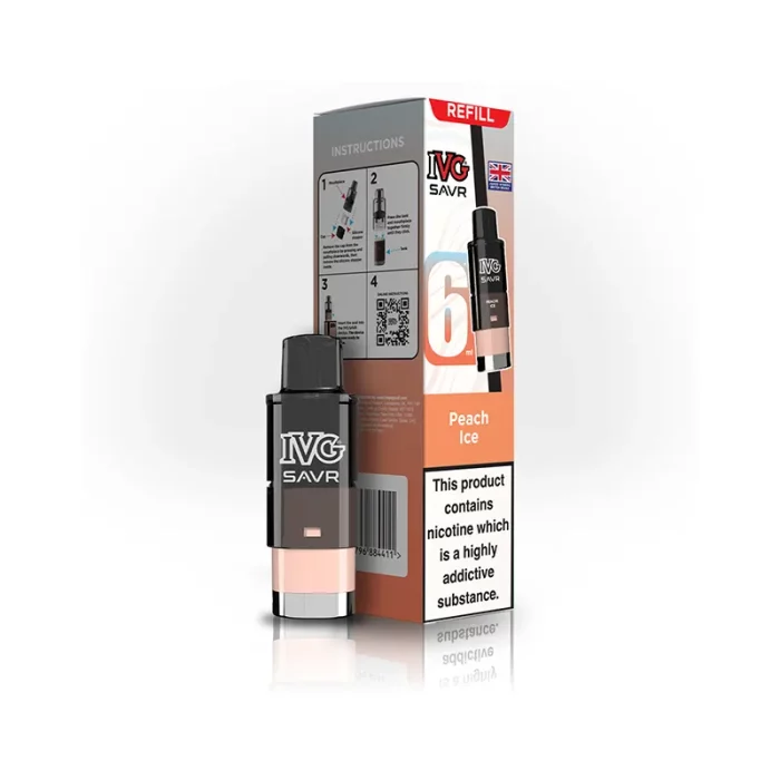 IVG SAVR Pods Prefilled Peach Ice | Guardian Vape Shop