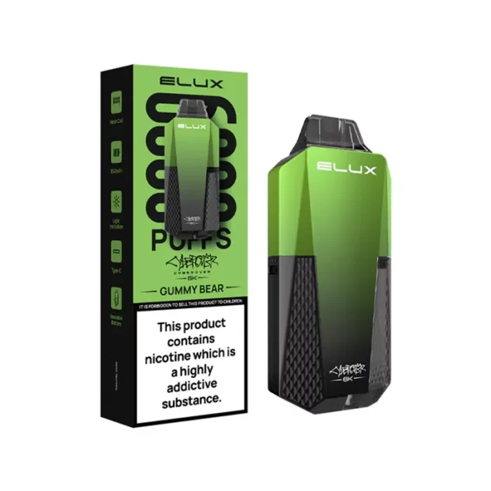 Elux Cyberover 6000 Puff Disposable Gummy Bear | Guardian Vape Shop