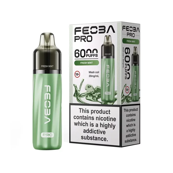 Feoba Pro 6000 Puffs Disposable Fresh Mint | Guardian Vape Shop
