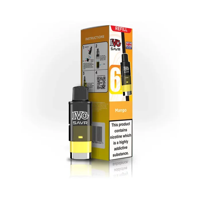 IVG SAVR Pods Prefilled Mango | Guardian Vape Shop