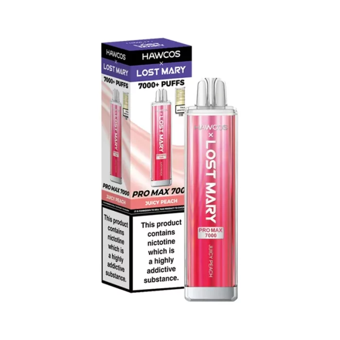 Hawcos x Lost Mary Pro Max 7000 Puffs Juicy Peach | Guardian Vape Shop
