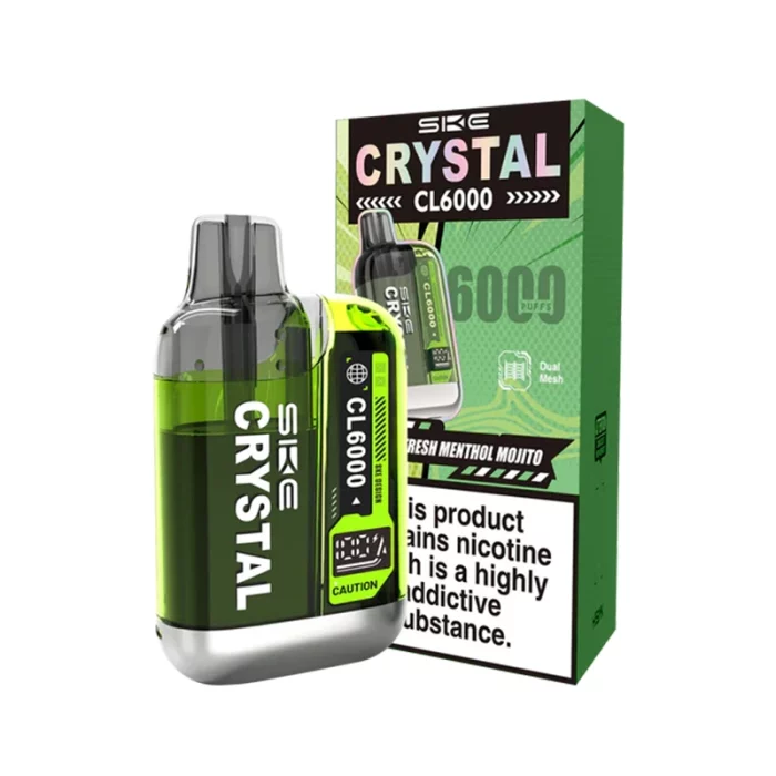 SKE Crystal CL6000 Vape Pod Kit Fresh Menthol Mojito | Guardian Vape Shop