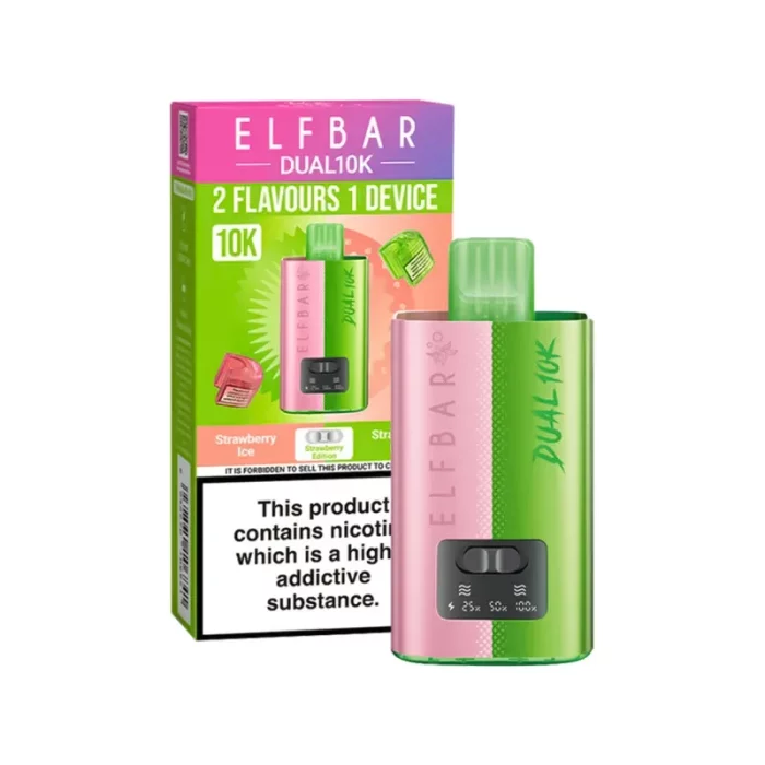 Elf Bar Dual 10K Disposable Kit Strawberry Edition | Guardian Vape Shop