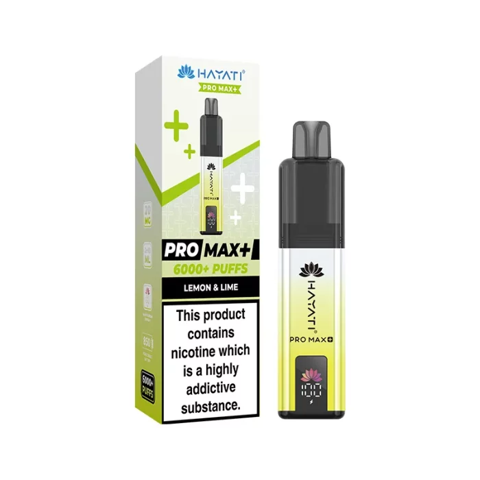 Hayati Pro Max Plus 6K Vape Pod Kit Lemon Lime | Guardian Vape Shop