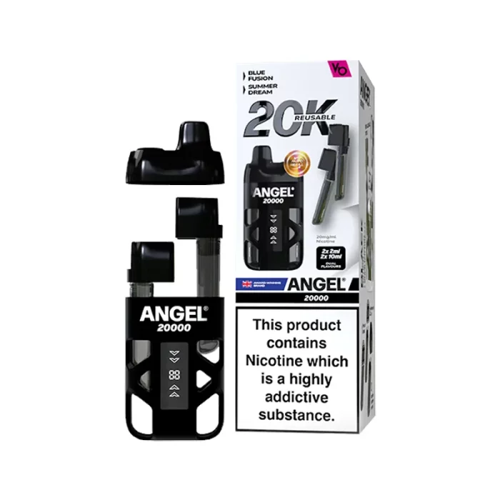 Vapes Bars Angel 20K Vape Pod Kit Black Edition | Guardian Vape Shop