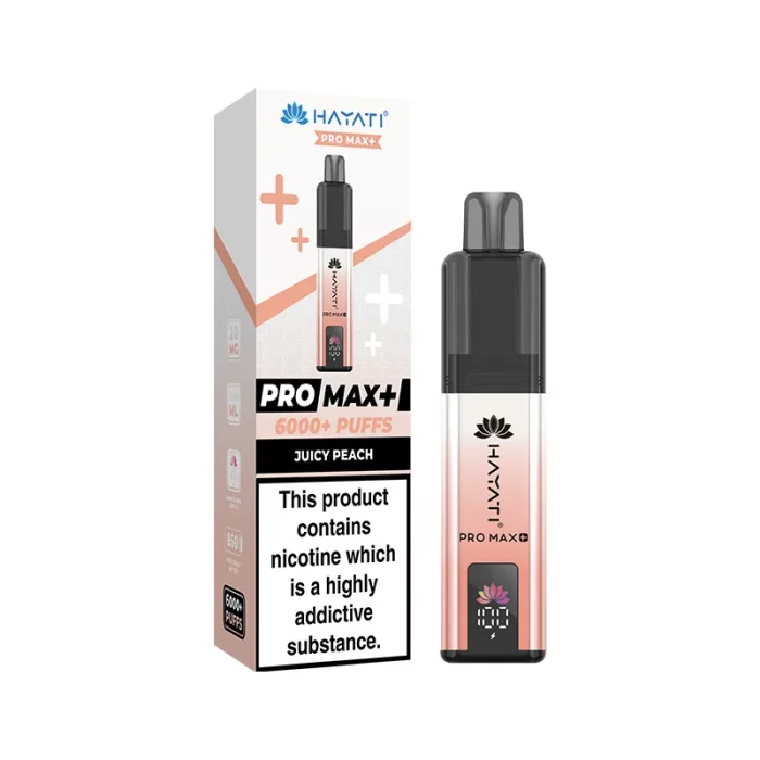 Hayati Pro Max Plus 6K Vape Pod Kit Juicy Peach | Guardian Vape Shop