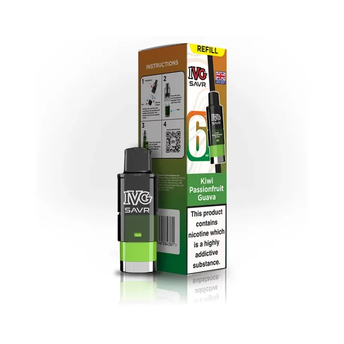 IVG SAVR Pods Prefilled Kiwi Passion Fruit Guava | Guardian Vape Shop