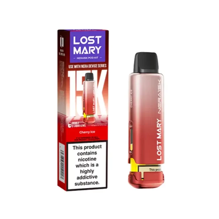 Lost Mary Nera 30K Pods Prefilled Cherry Ice | Guardian Vape Shop