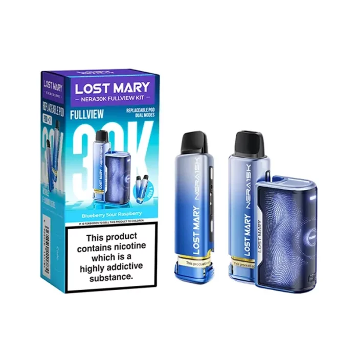 Lost Mary Nera 30K Fullview Pod Kit Blueberry Sour Raspberry | Guardian Vape Shop