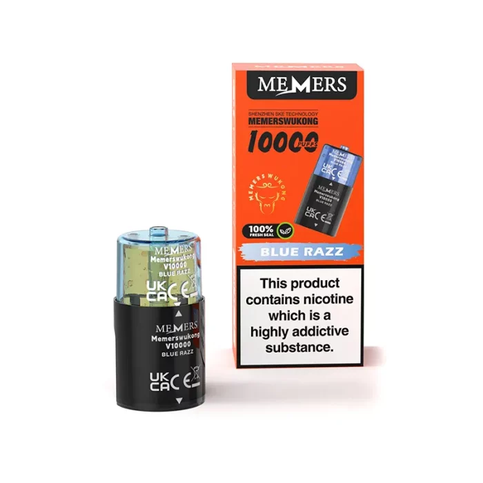 Memers Wukong V10000 Pods Prefilled Blue Razz | Guardian Vape Shop