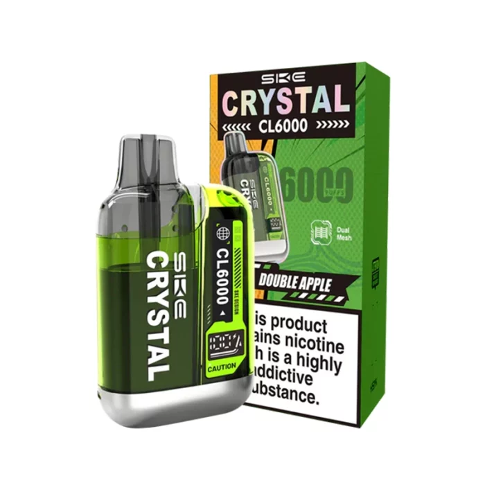 SKE Crystal CL6000 Vape Pod Kit Double Apple | Guardian Vape Shop