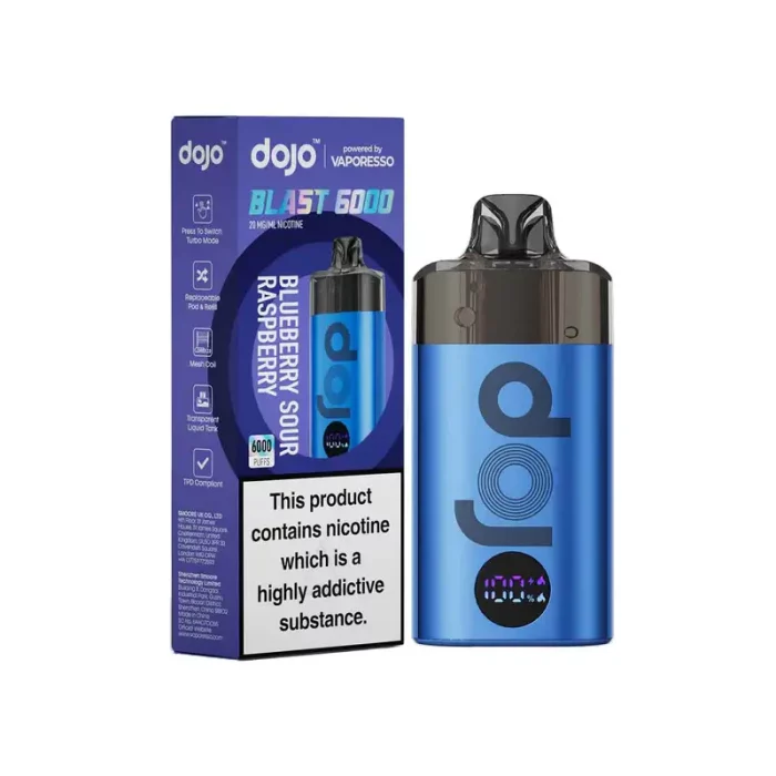 Vaporesso Dojo Blast Vape Pod Kit Blueberry Sour Raspberry | Guardian Vape Shop