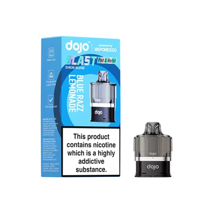 Vaporesso Dojo Blast Pods Prefilled Blue Razz Lemonade | Guardian Vape Shop