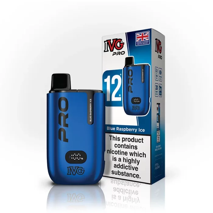 IVG Pro 12 Vape Pod Kit Blue Raspberry Ice | Guardian Vape Shop