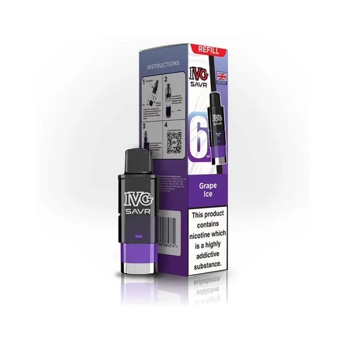 IVG SAVR Pods Prefilled Grape Ice | Guardian Vape Shop