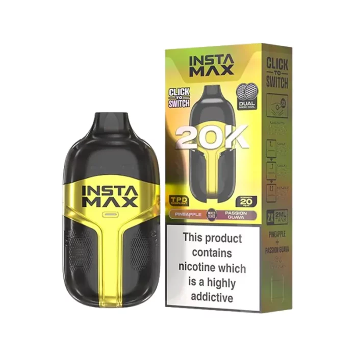 Insta Max 20K Disposable Vape Pineapple Passion Guava | Guardian Vape Shop