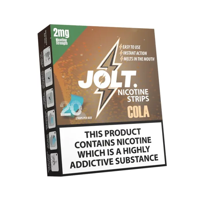 Jolt Nicotine Strips Cola 2mg | Guardian Vape Shop