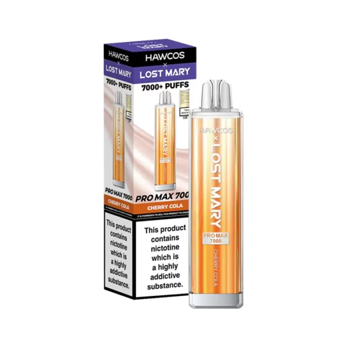 Hawcos x Lost Mary Pro Max 7000 Puffs Cherry Cola | Guardian Vape Shop