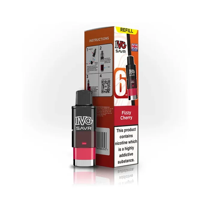 IVG SAVR Pods Prefilled Fizzy Cherry | Guardian Vape Shop