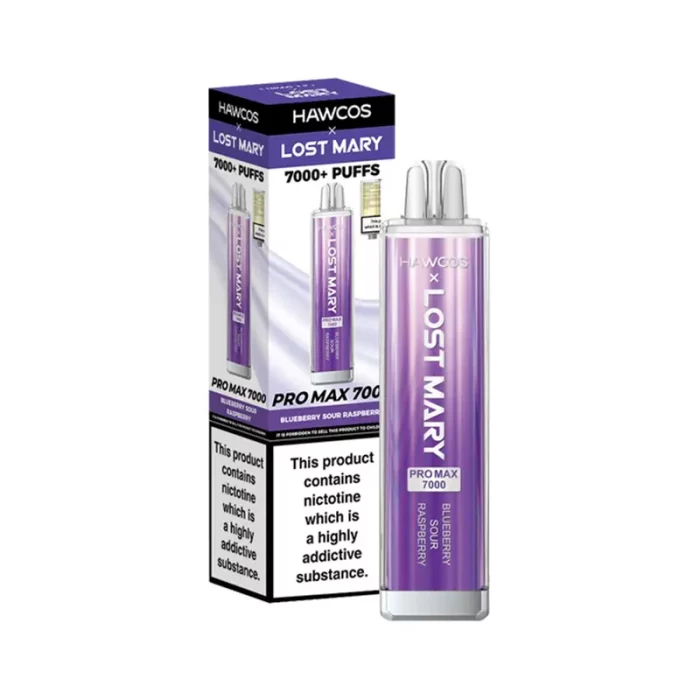 Hawcos x Lost Mary Pro Max 7000 Puffs Blueberry Sour Raspberry | Guardian Vape Shop