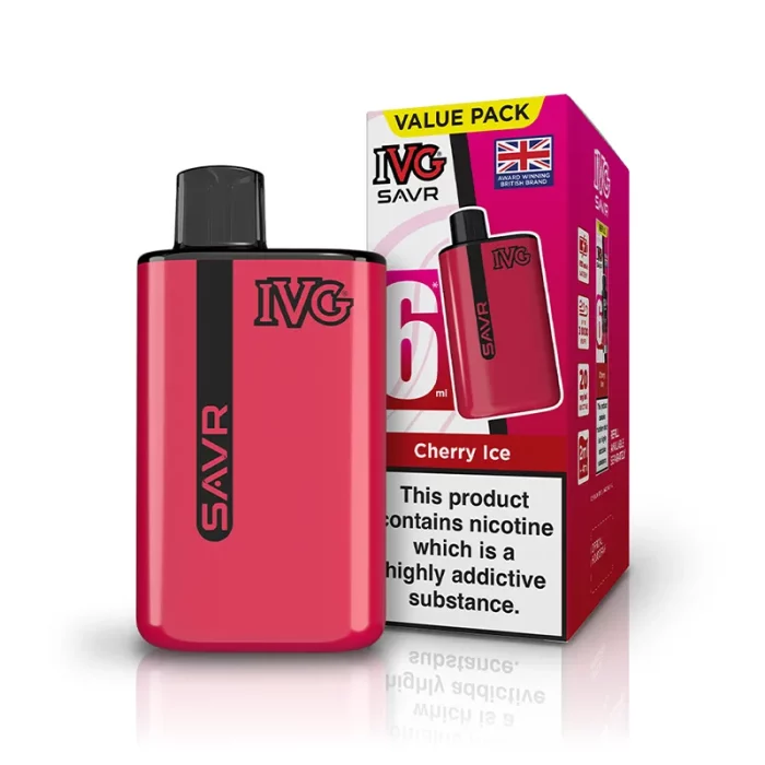 IVG SAVR Vape Pod Kit Cherry Ice | Guardian Vape Shop