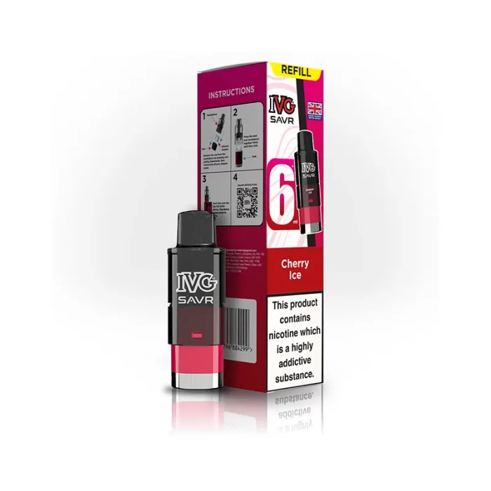 IVG SAVR Pods Prefilled Cherry Ice | Guardian Vape Shop
