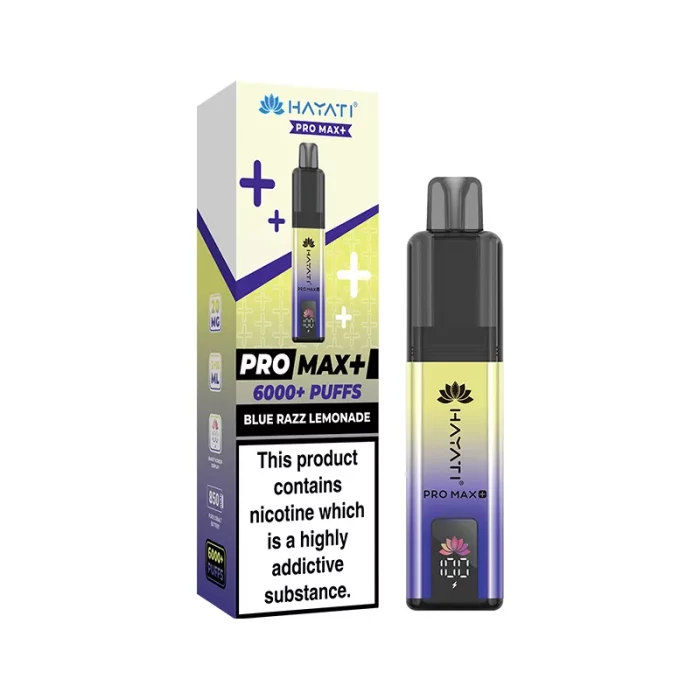 Hayati Pro Max Plus 6K Vape Pod Kit Blue Razz Lemonade | Guardian Vape Shop