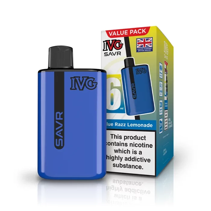 IVG SAVR Vape Pod Kit Blue Razz Lemonade | Guardian Vape Shop
