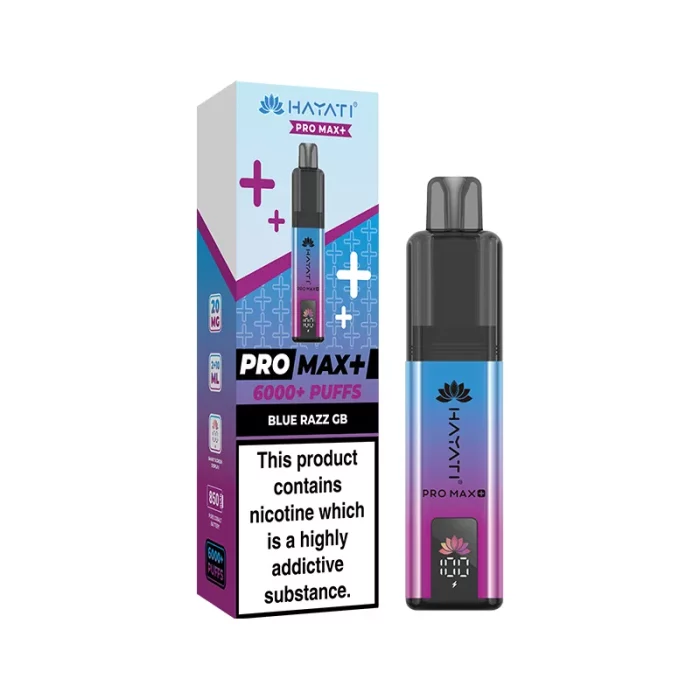 Hayati Pro Max Plus 6K Vape Pod Kit Blue Razz GB | Guardian Vape Shop