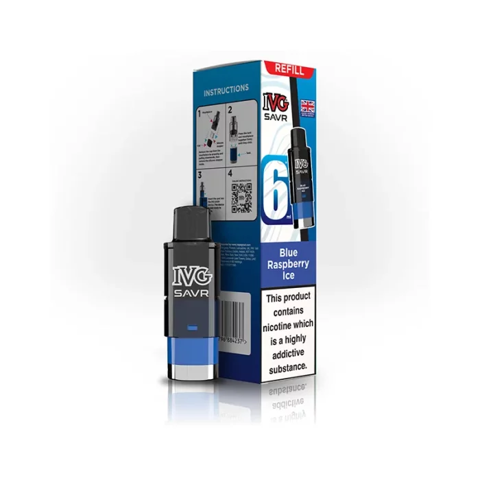 IVG SAVR Pods Prefilled Blue Raspberry Ice | Guardian Vape Shop