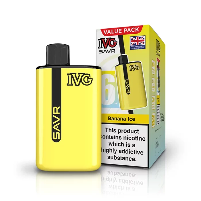 IVG SAVR Vape Pod Kit Banana Ice | Guardian Vape Shop