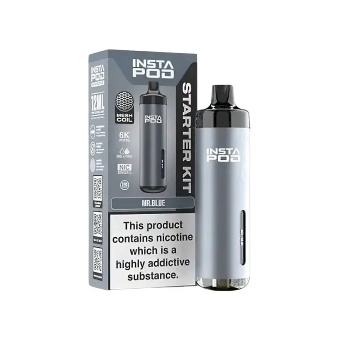 InstaPod 6000 Vape Pod Kit Mr Blue | Guardian Vape Shop