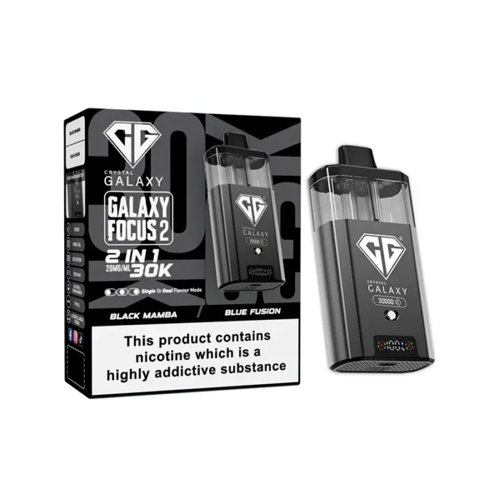 Crystal Galaxy Focus 2 30k Disposable Vape Black Mamba-Blue Fusion | Guardian Vape shop
