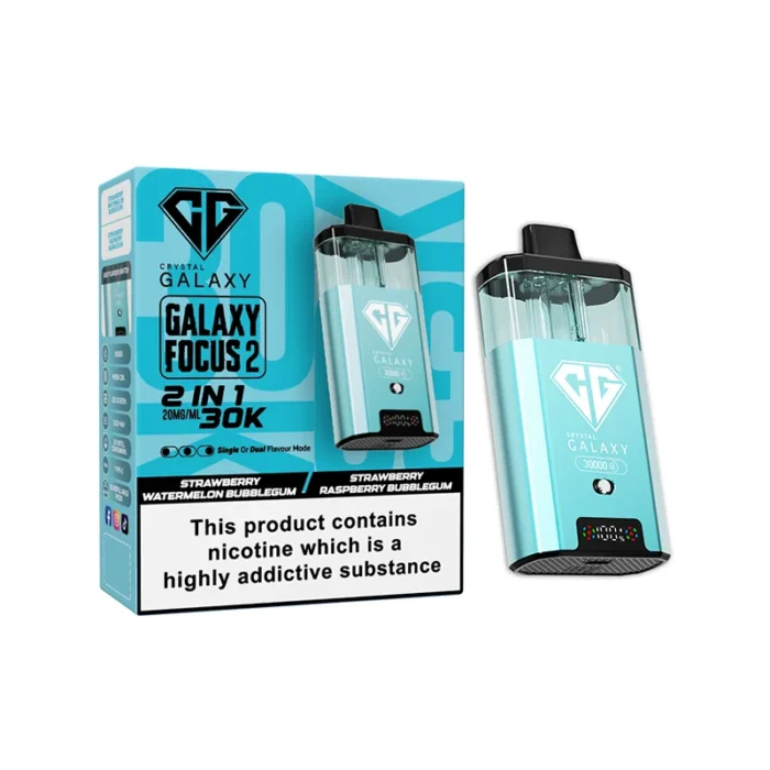 Crystal Galaxy Focus 2 30k Disposable Vape Strawberry Watermelon Bubblegum-Strawberry Raspberry Bubblegum | Guardian Vape shop