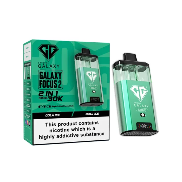 Crystal Galaxy Focus 2 30k Disposable Vape Cola Ice-Bull Ice | Guardian Vape shop