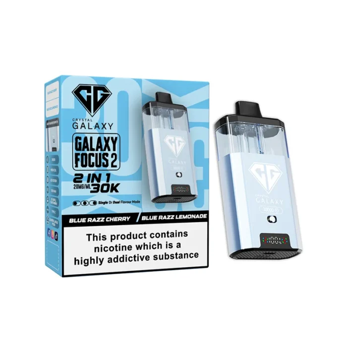 Crystal Galaxy Focus 2 30k Disposable Vape Blue Razz Cherry-Blue Razz Lemonade | Guardian Vape shop