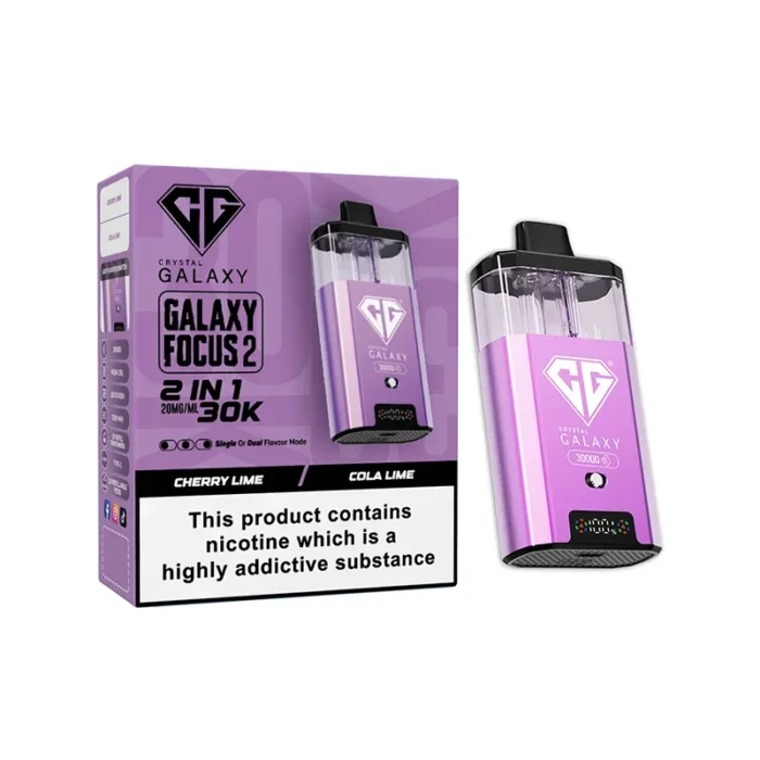 Crystal Galaxy Focus 2 30k Disposable Vape Cherry Lime-Cola Lime | Guardian Vape shop