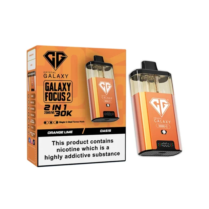 Crystal Galaxy Focus 2 30k Disposable Vape Orange Lime-Oasis | Guardian Vape shop