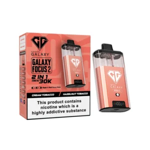 Crystal Galaxy Focus 2 30k Disposable Vape Cream Tobacco-Hazelnut Tobacco | Guardian Vape shop