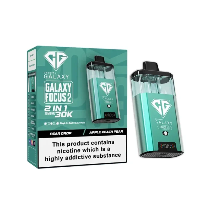 Crystal Galaxy Focus 2 30k Disposable Vape Pear Drop-Apple Peach Pear | Guardian Vape shop