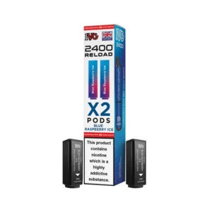 IVG 2400 Reload 2 in 1 Pods Prefilled Blue Raspberry Ice | Guardian Vape Shop