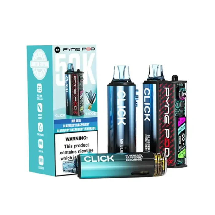 Pyne Pod Click 50K Puffs Pod Kit Blue Edition | Guardian Vape Shop