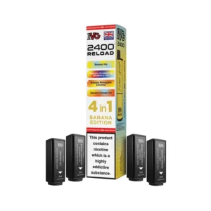 IVG 2400 Reload 4 in 1 Prefilled Pods Banana Edition | Guardian Vape Shop