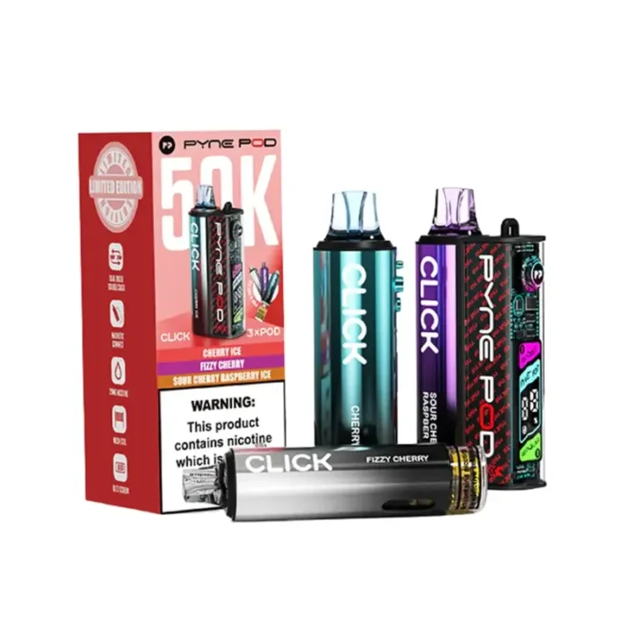 Pyne Pod Click 50K Puffs Pod Kit Cherry Edition | Guardian Vape Shop