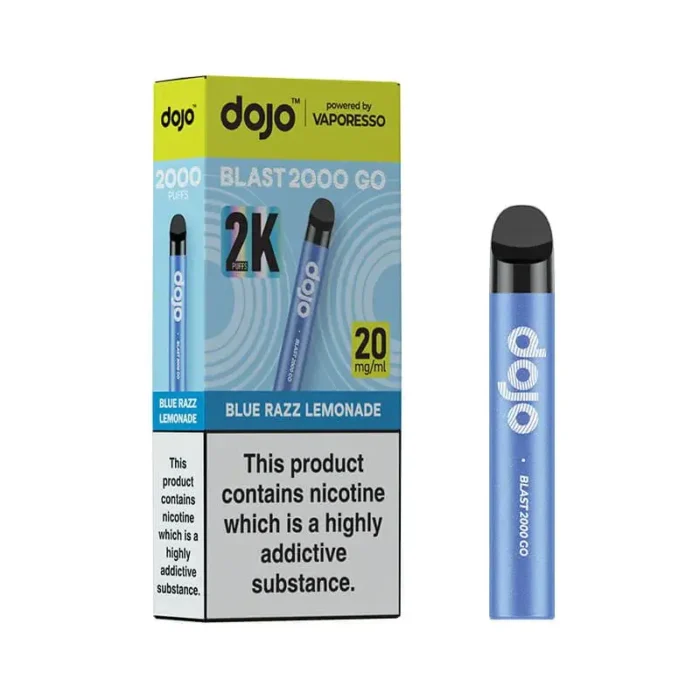 Vaporesso Dojo Blast 2000 Go Pod Kit Blue Razz Lemonade | Guardian Vape Shop