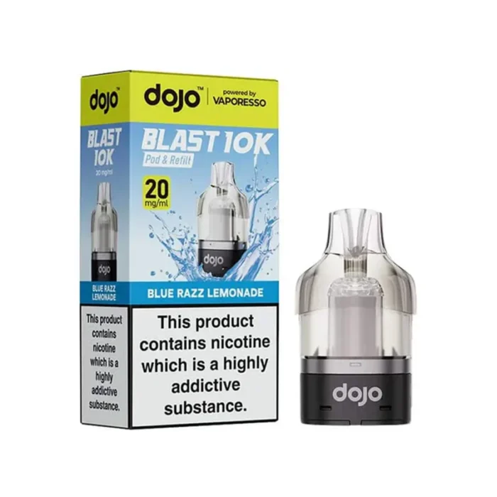 Vaporesso Dojo Blast 10K Pods Prefilled Blue Razz Lemonade | Guardian Vape Shop
