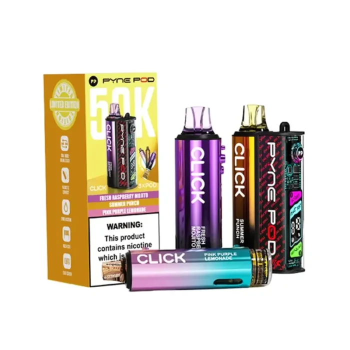 Pyne Pod Click 50K Puffs Pod Kit Drinks Edition | Guardian Vape Shop